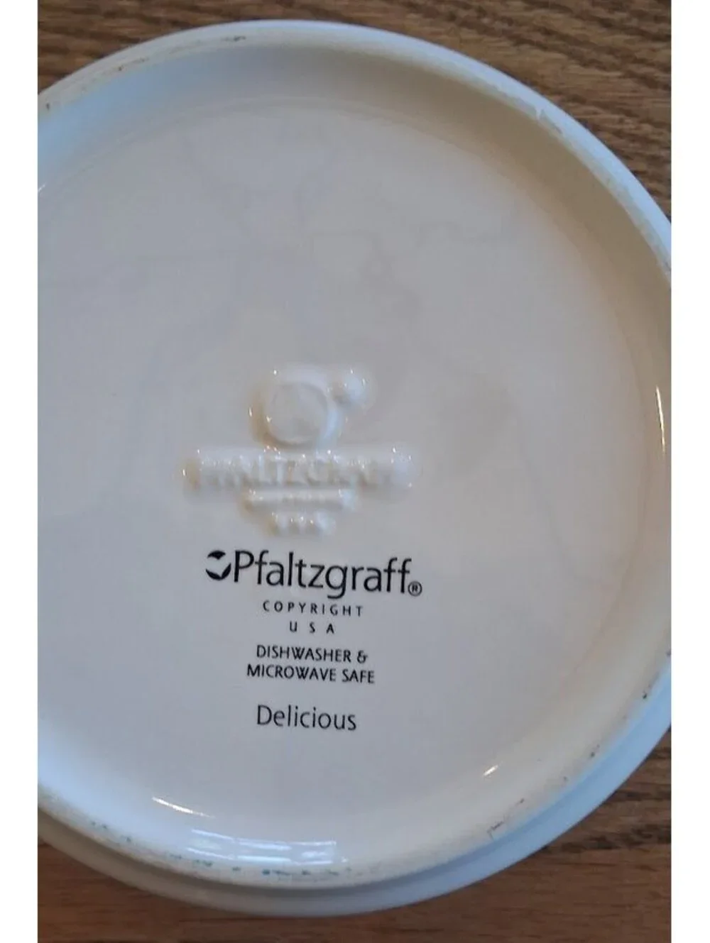 Pfaltzgraff Delicious Ceramic Kitty Bowl with Cherry and Floral Design
